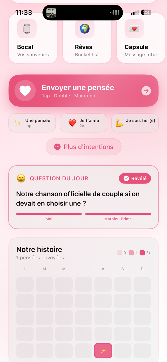 Question du jour dans Saudades